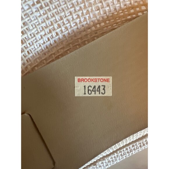 Vintage Brookstone Safari Pith Mesh Expedition Hat USA Made Breathable - Picture 5 of 7